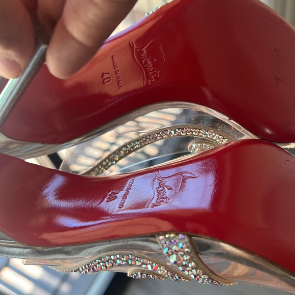 Louboutin sparkle heels - Picture 5 of 6